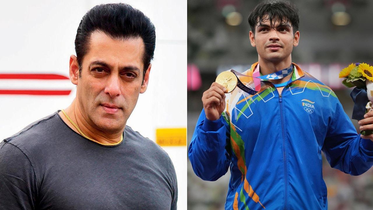 Salman Khan congratulates Neeraj Chopra for winning gold in Tokyo Olympics