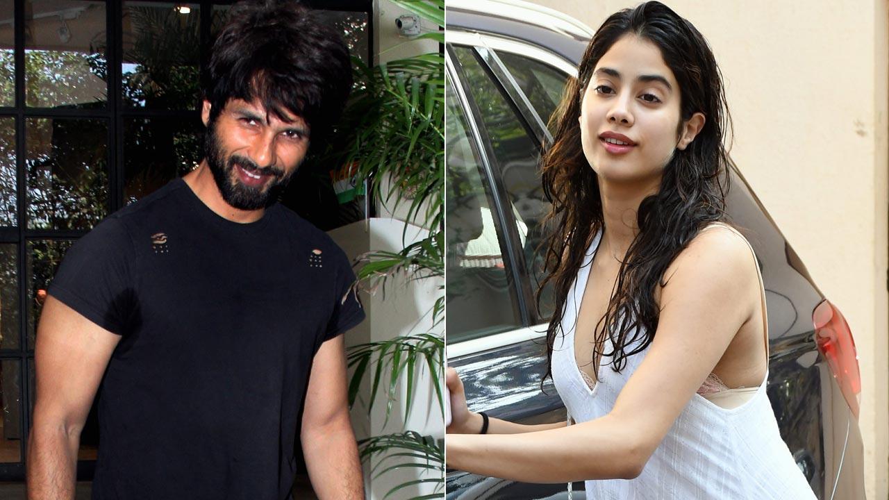 Shahid Kapoor, Janhvi Kapoor share a glimpse of their workout sessions