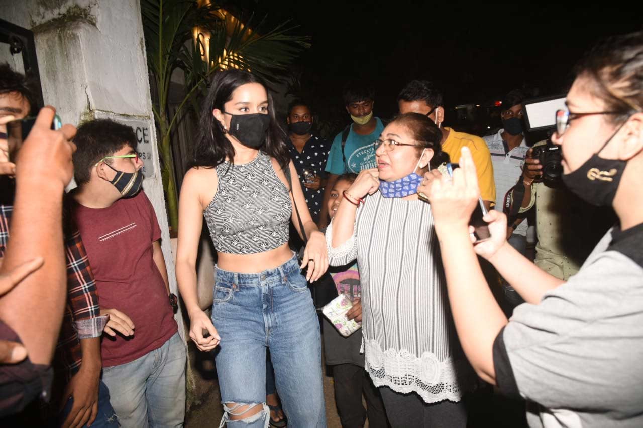Shraddha Kapoor was surrounded by her fans when clicked at a Bandra restaurant. On the work front, the actress will be next seen romancing Ranbir Kapoor in an untitled Luv Ranjan film.