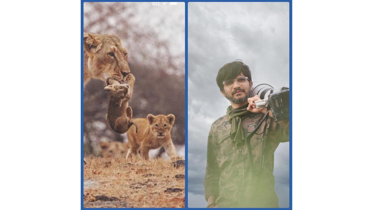 Chase passion not pension, says wildlife photographer, Tapan Sheth