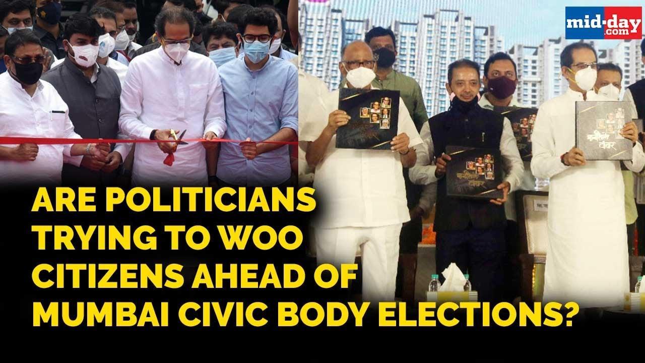 Are politicians trying to woo citizens ahead of Mumbai civic body elections?
