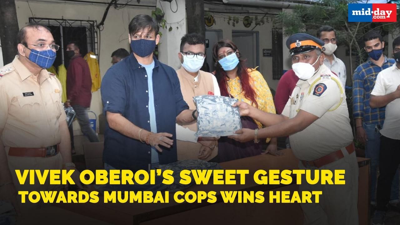 Vivek Oberoi’s sweet gesture towards Mumbai Cops wins heart