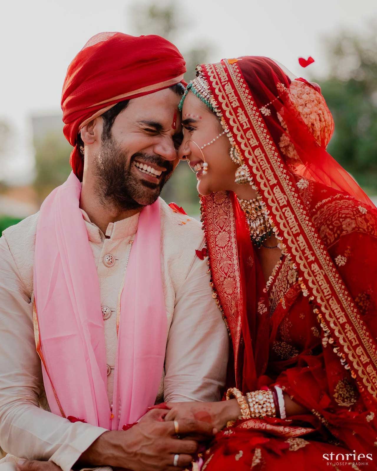 Rajkummar Rao-Patralekhaa
After dating for 11 years, Rajkummar Rao and Patralekhaa tied the knot on November 15. Fans witnessed some of the dreamiest wedding pictures on social media. 