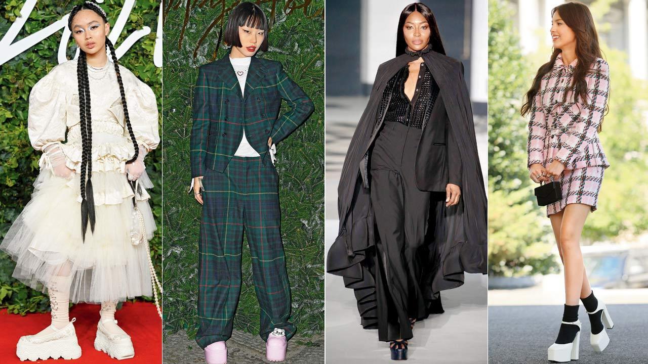 How to step up your power dressing game with platform heels