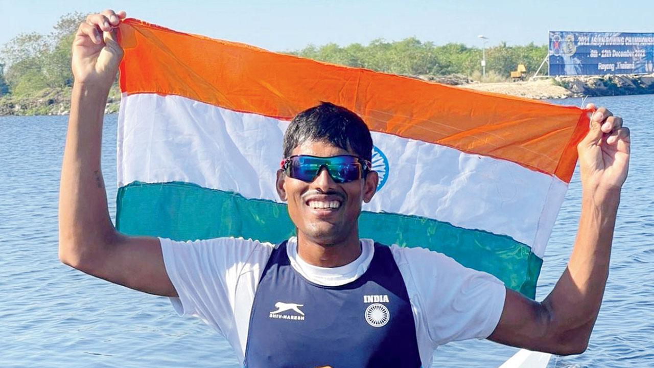 Arvind Singh wins gold at Asian Rowing C’ship