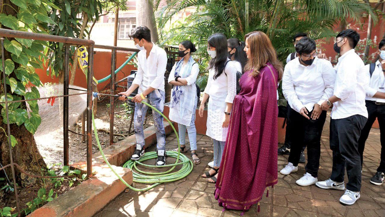 Bandra college treats water, uses it to water plants and in flushes