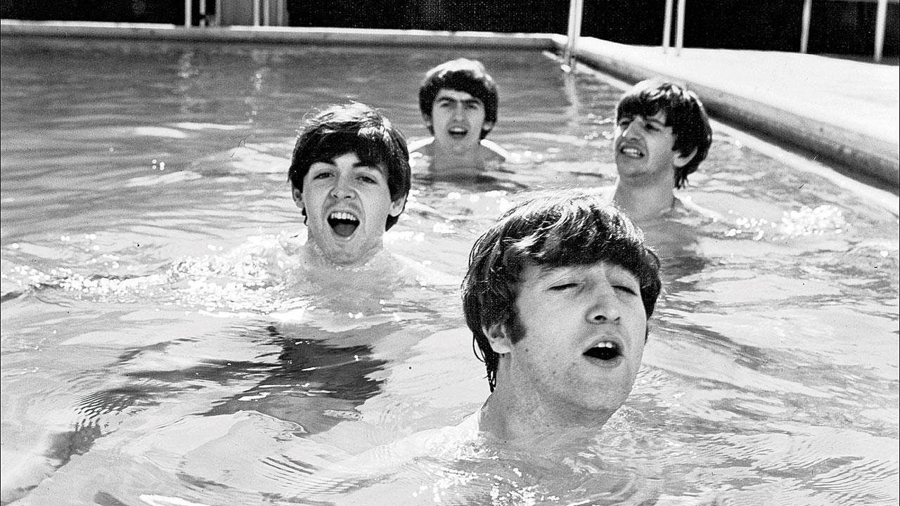 Shhh. The Beatles are talking.