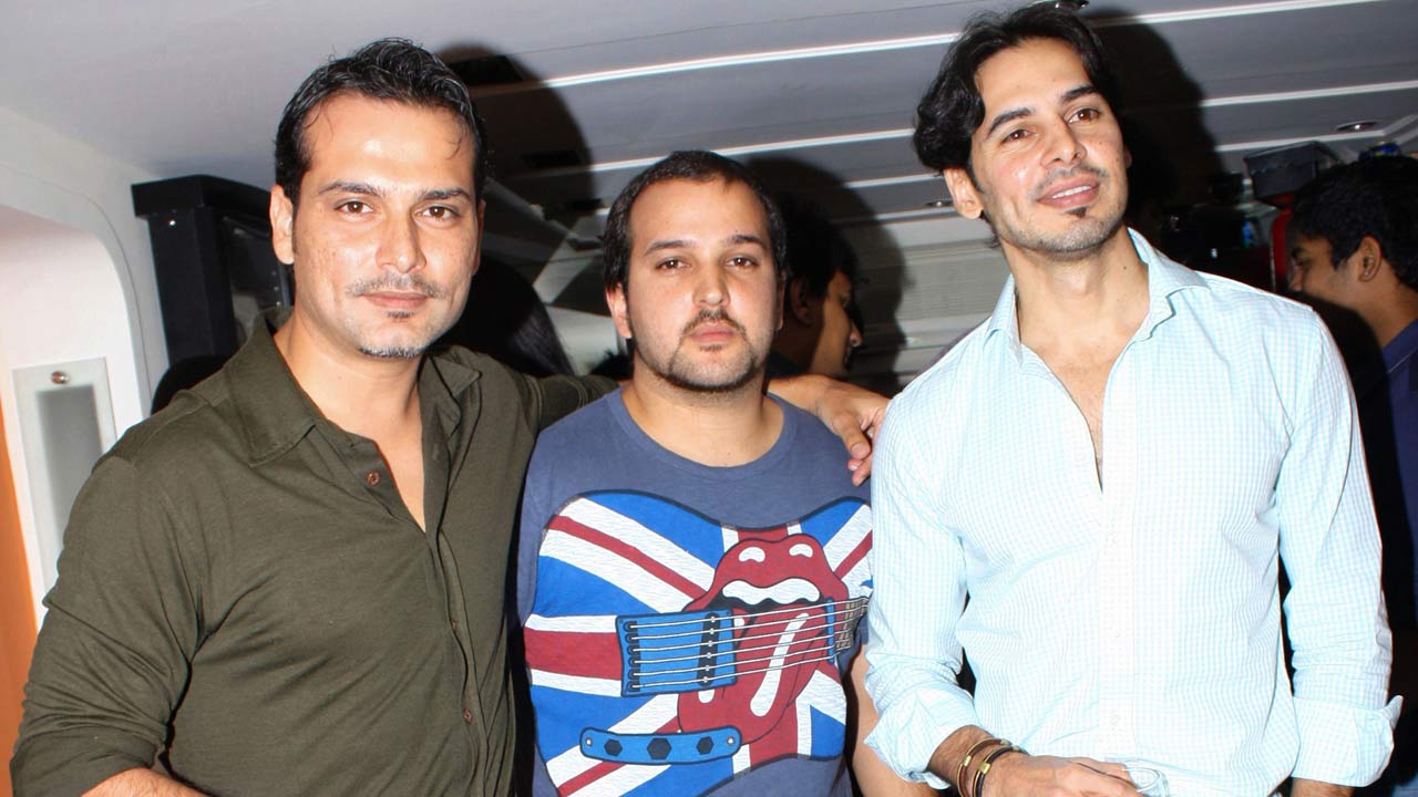 Dino Morea with brothers Nicolo (left) and Santino