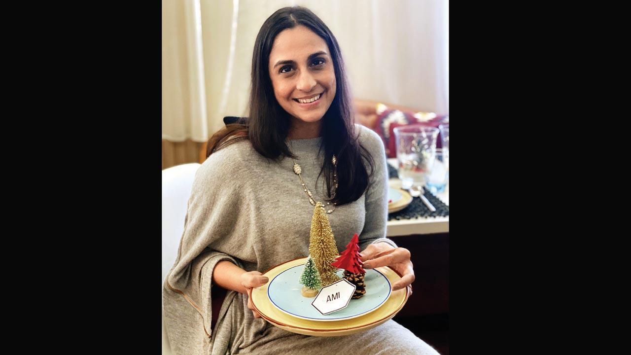 Ami Kothari suggests that personalised place cards are kept near each plate. Pics/Aaysha Kothari