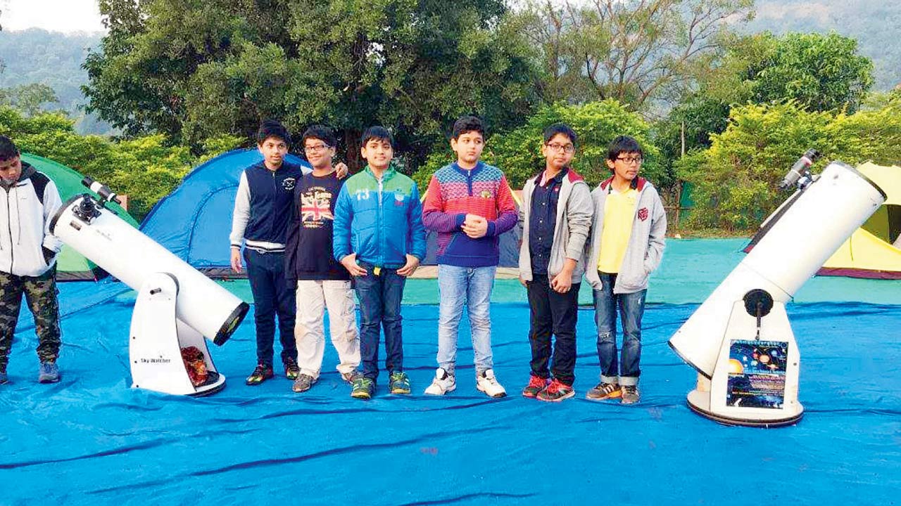  An earlier session of star-gazing hosted by the organiser