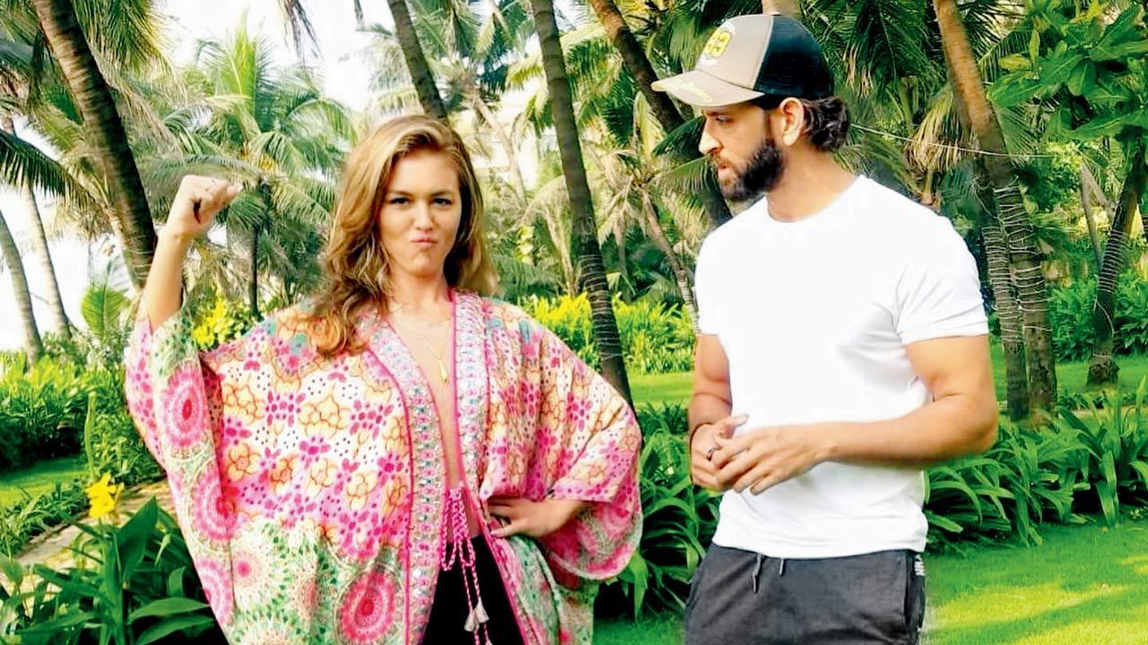 Have you heard? Is Hollywood actress Samantha Lockwood teaming up with Hrithik Roshan?