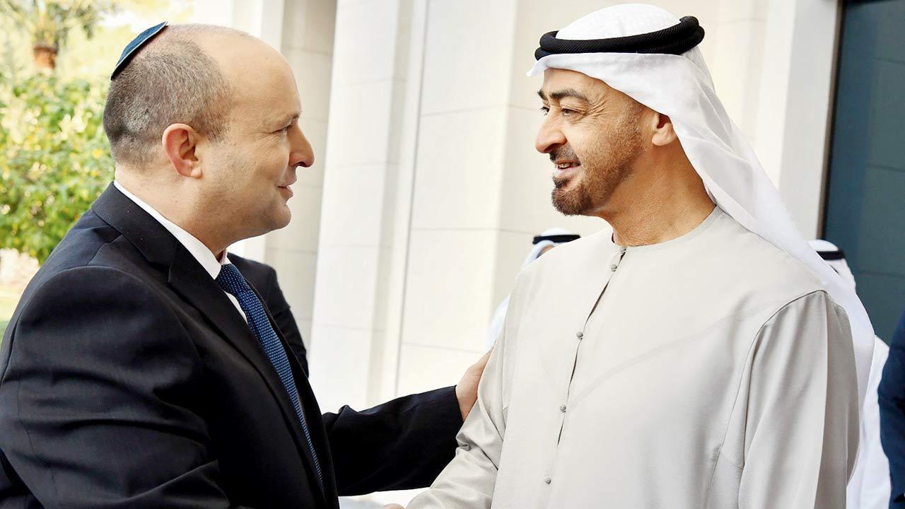 Israeli Premier meets Abu Dhabi crown prince