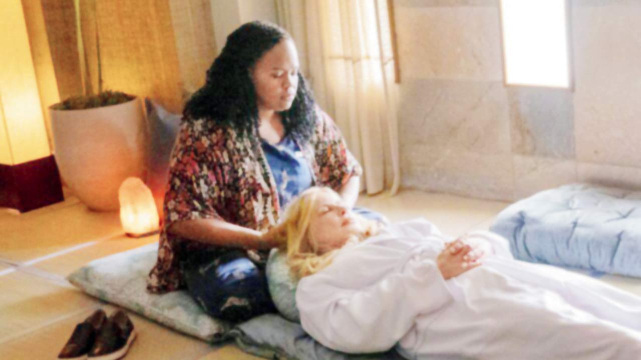 A still from The White Lotus