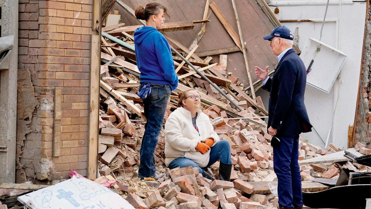Biden pledges ‘whatever it takes’ to help tornado victims