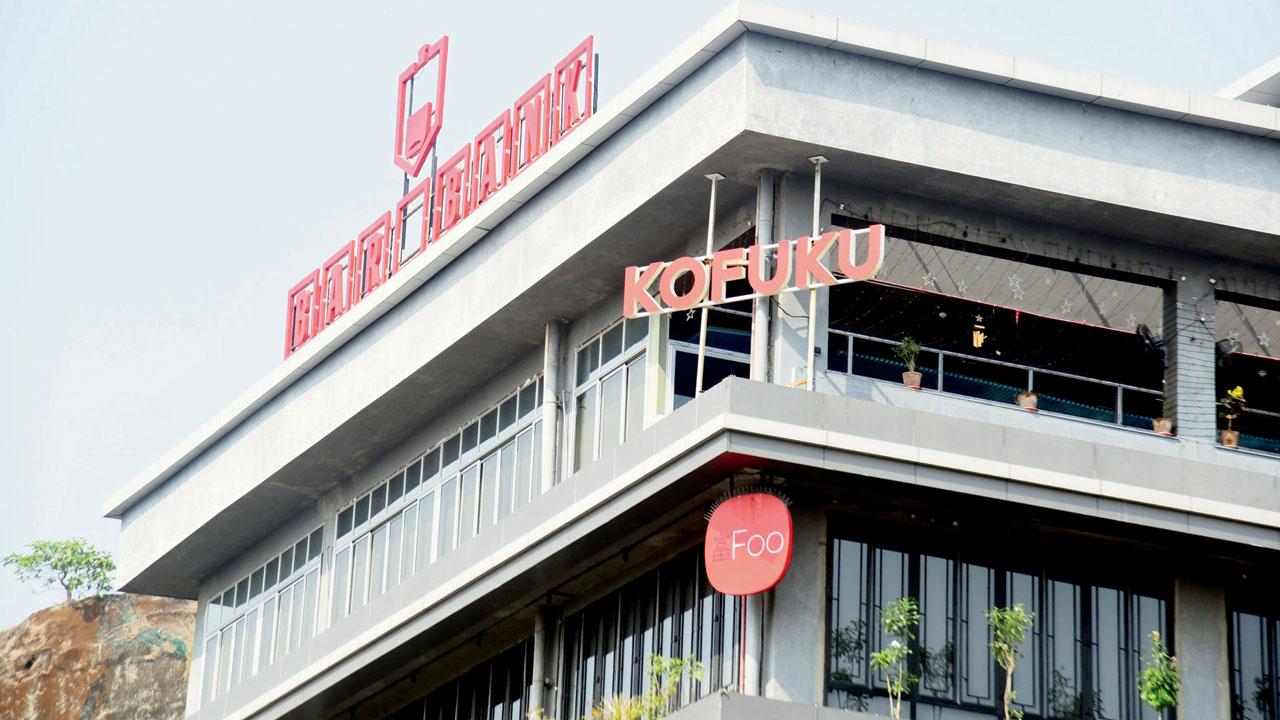 The posh bars and restaurants at Kailas Business Park in Vikhroli-Powai