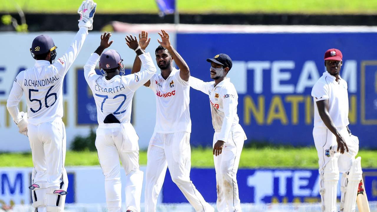 Sri Lanka win 2nd Test as West Indies collapse