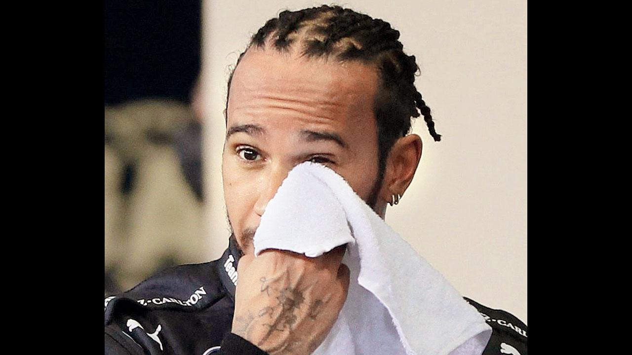 Mercedes’ Lewis Hamilton 