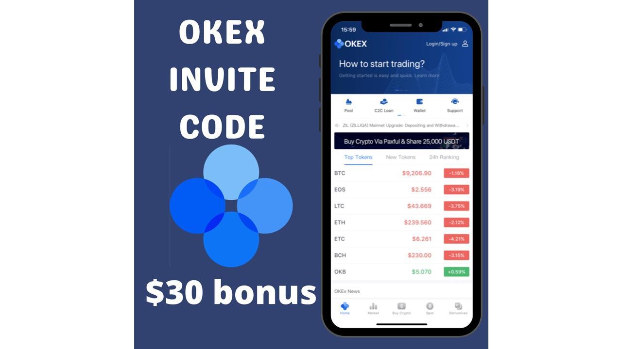 Okex invite code 2022 for $30 new user signup bonus