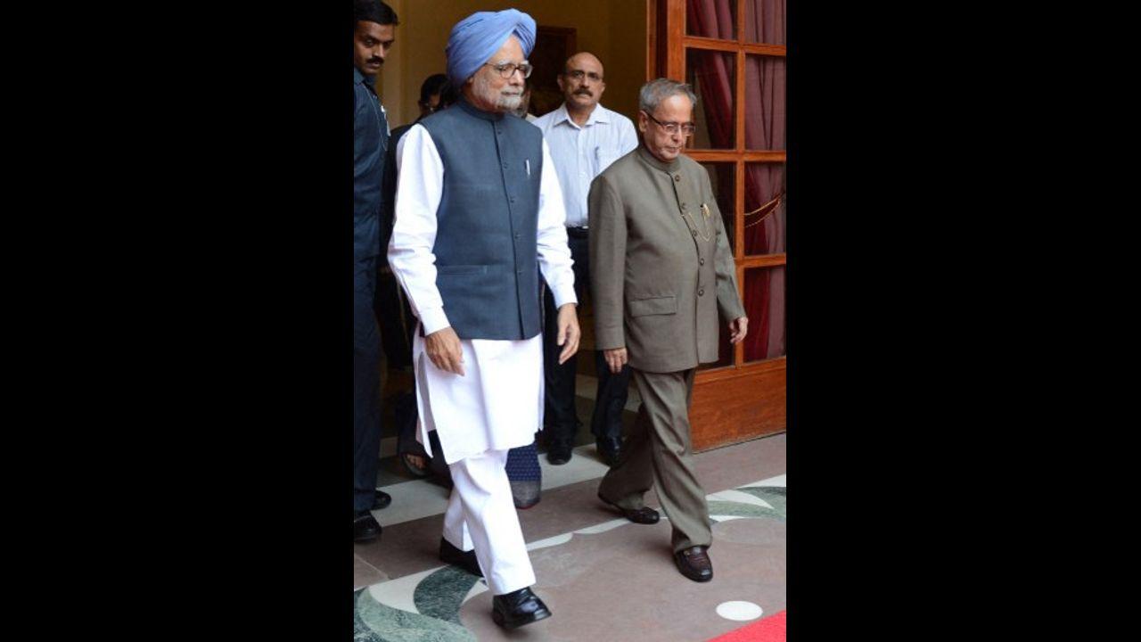 A trusted aide of Indira Gandhi, he appointed former PM Manmohan Singh as RBI governor, during his stint as Finance Minister in the 1980s. Rajiv Gandhi's decision to keep Mukherjee out of his cabinet was an acrimonious moment in the long relationship that the Congress stalwart enjoyed with the grand old party. Pic/AFP