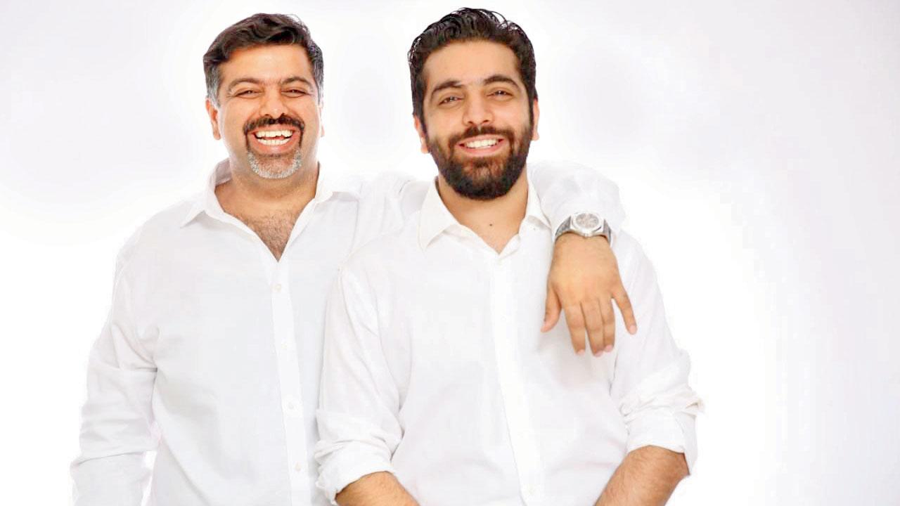 Rahul (left) and Monish Rohra