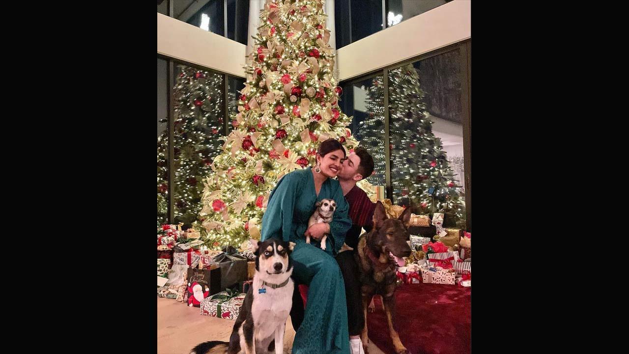 Nick Jonas, Priyanka Chopra share 'holiday postcard' style Christmas greetings
