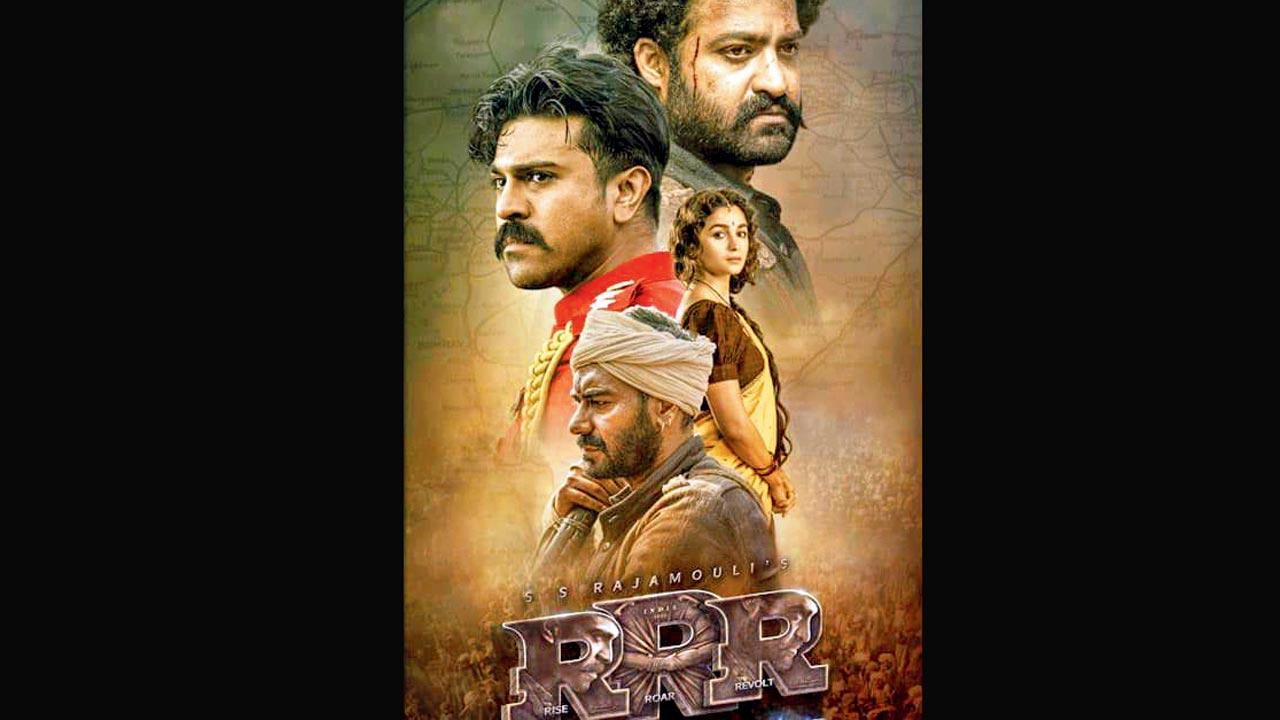 Poster of RRR