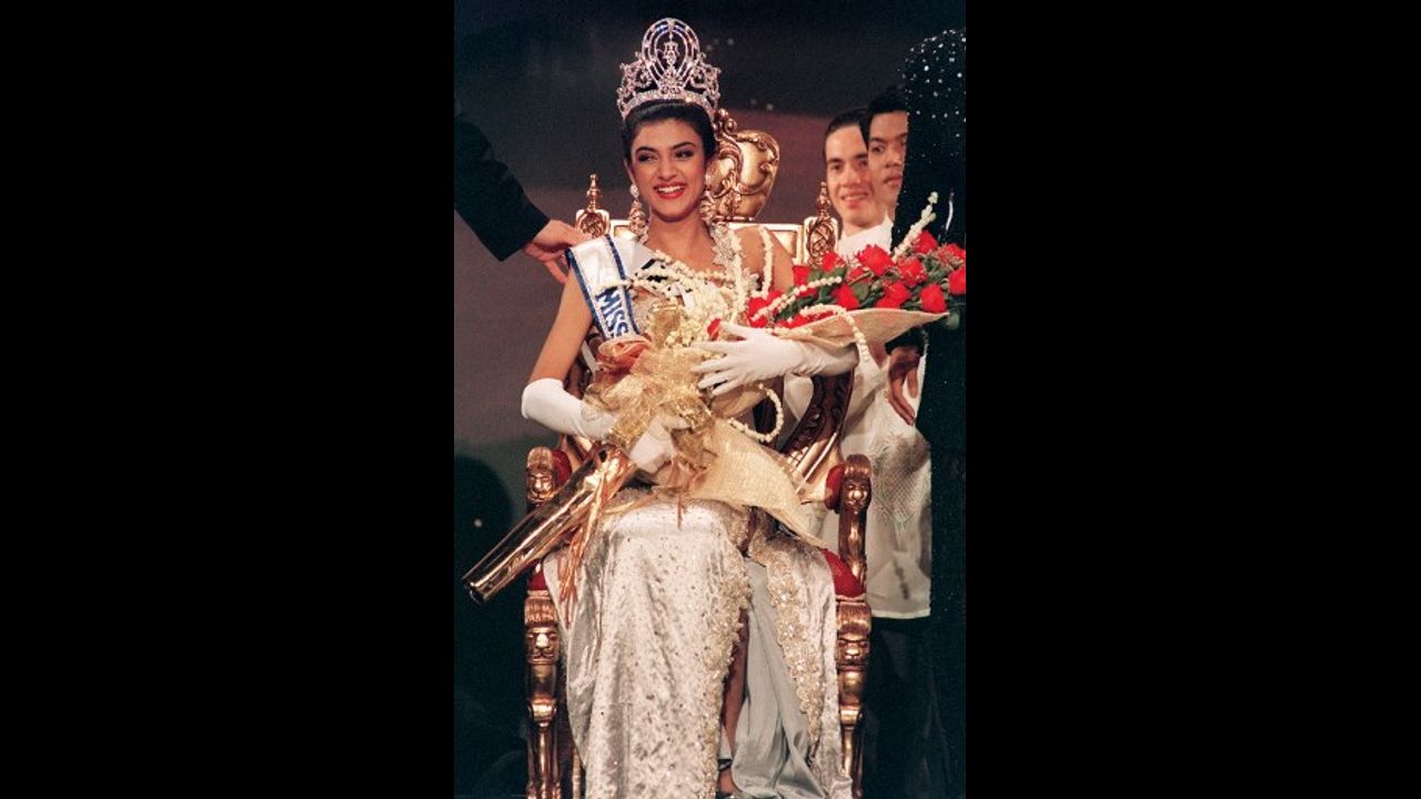 Sushmita Sen - Miss Universe 1994
Q: What for you is the essence of being a woman?
A: Just being a woman is a gift of God that all of us must appreciate. The origin of a child is a mother, who is a woman. She shows a man what caring, sharing and loving is all about. That’s the essence of being a woman.