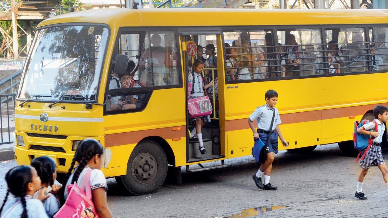 Mumbai school buses won't start till demands are met