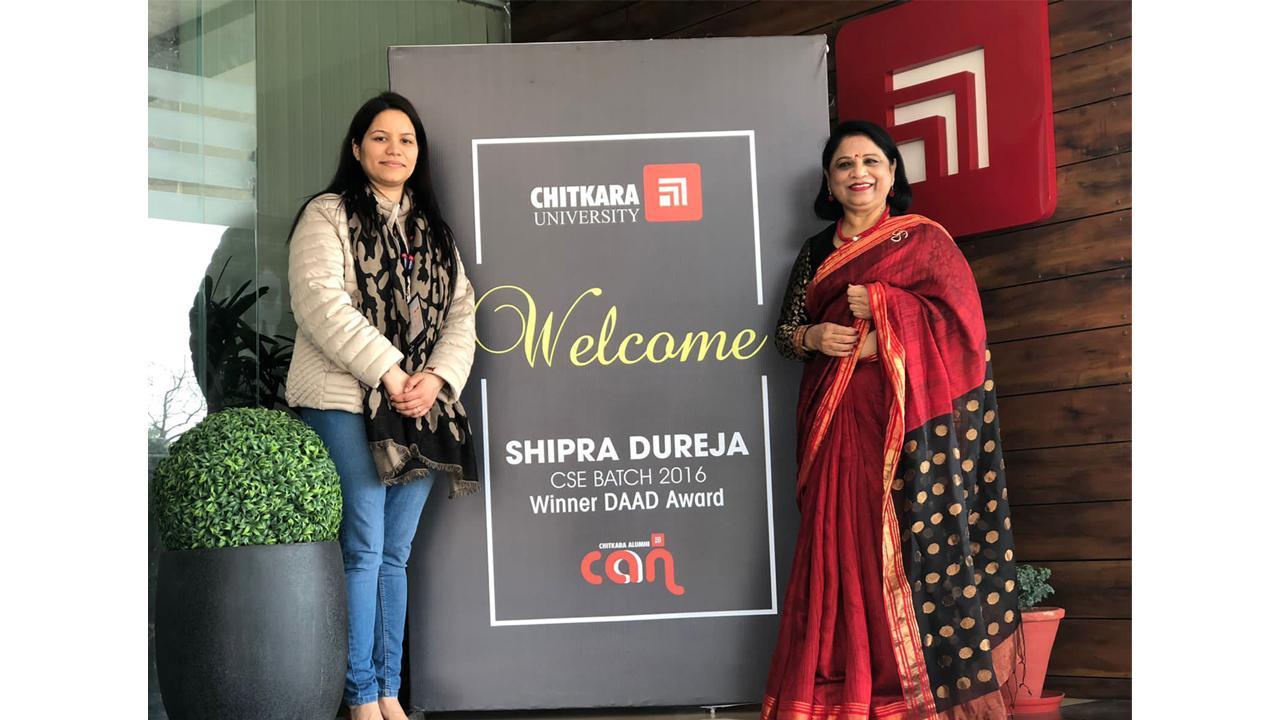 Chitkara University alumnus awarded DAAD Prize 2021