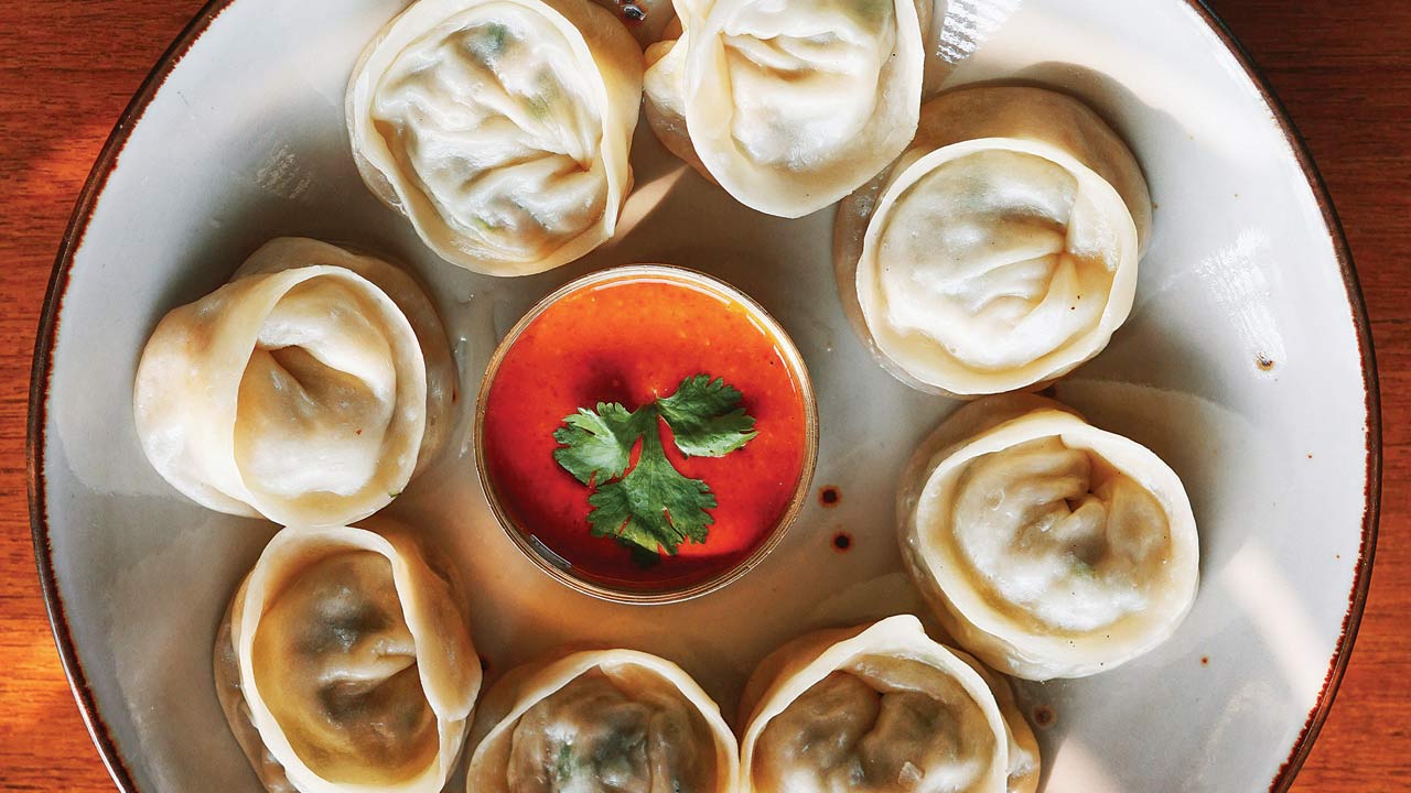 Pork momos