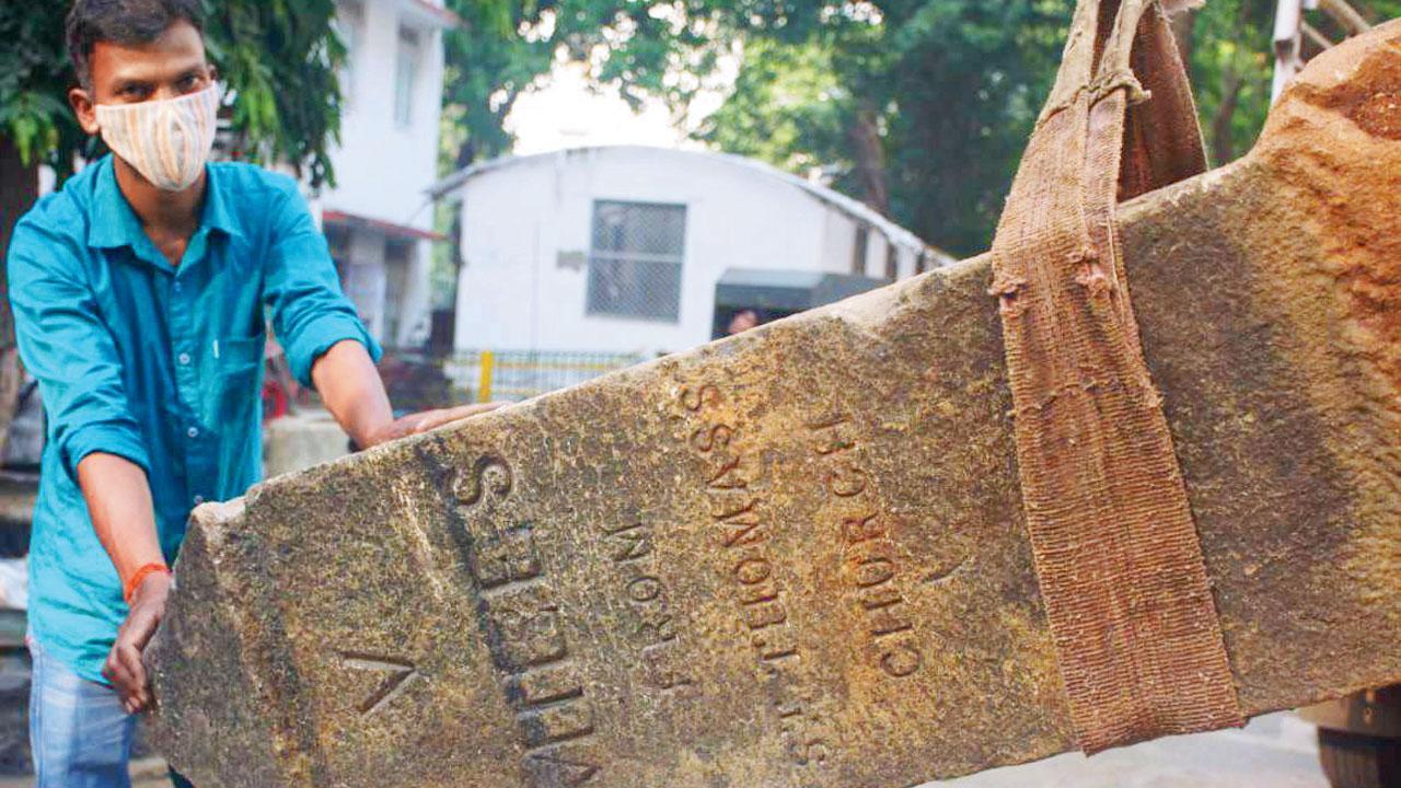 BMC shifts historic V milestone to its original location