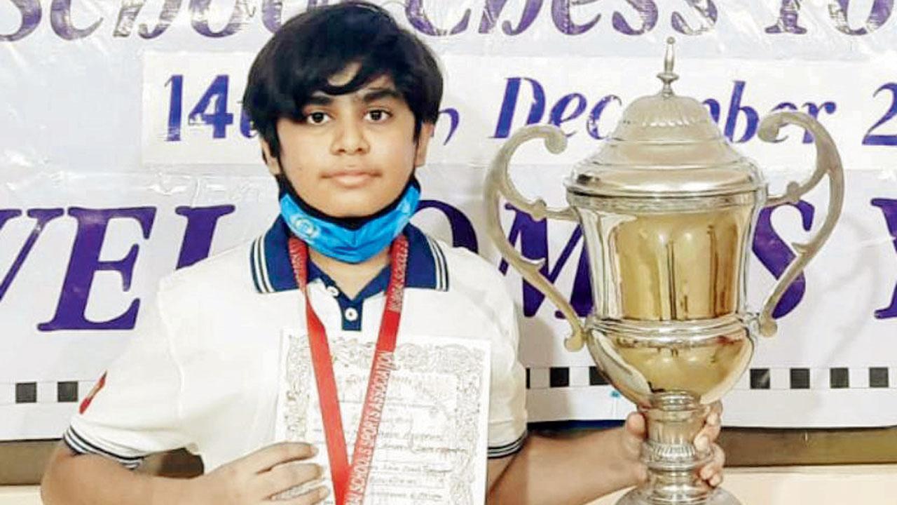 Vansh wins U-16 MSSA chess title