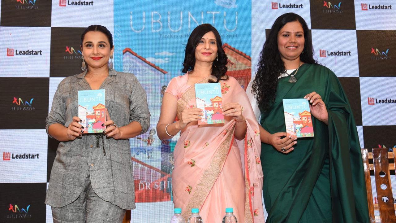Vidya Balan Launches Ubuntu Authored By Dr. Shilpa Aroskar And Published By Leadstart. Says It Is A Must Read