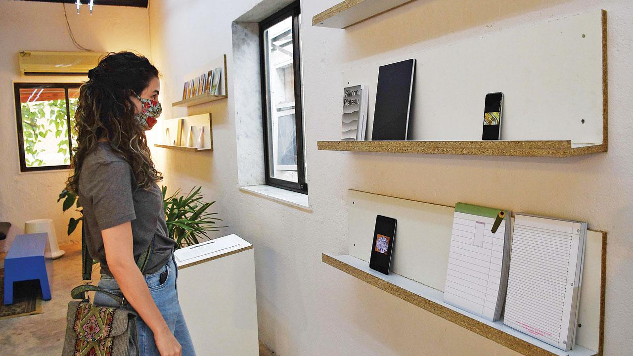The exhibition comprises artist books and videos. Pics/Ashish Raje