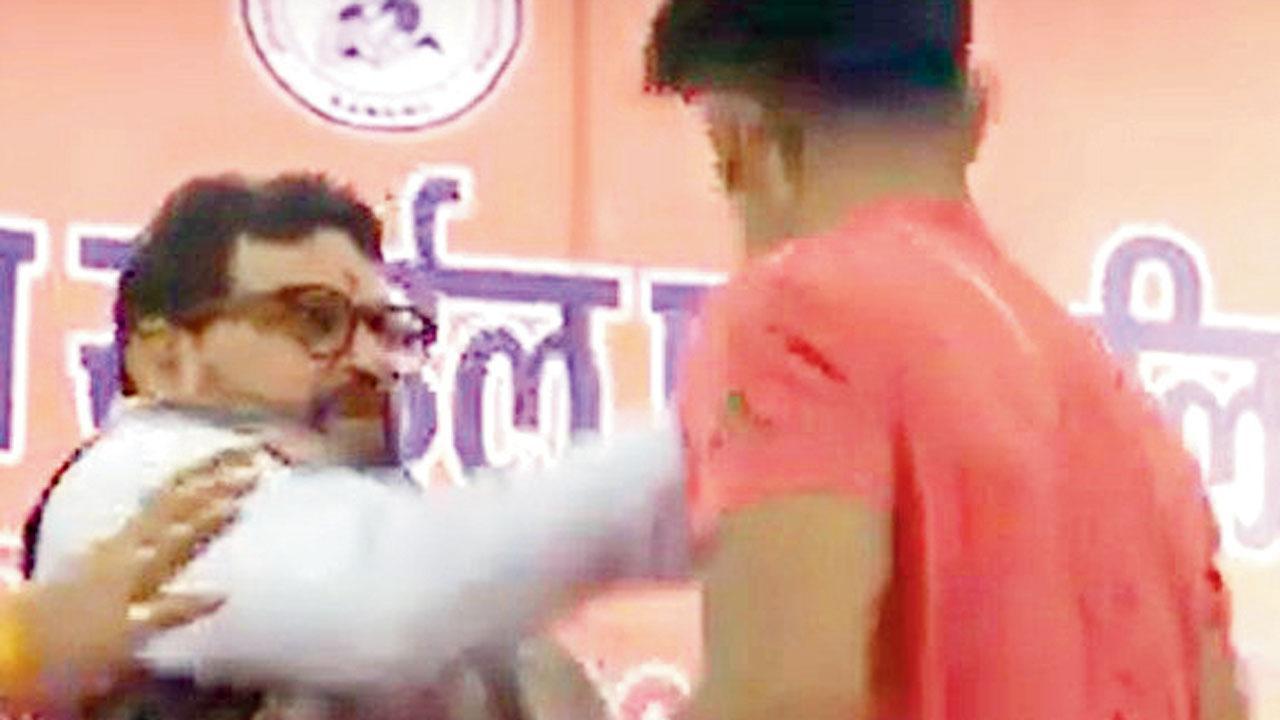 See photo: WFI chief loses cool, slaps wrestler in public
