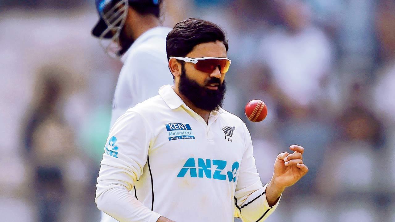 Ajaz had a damaged finger post Kanpur Test, reveals Dipak Patel