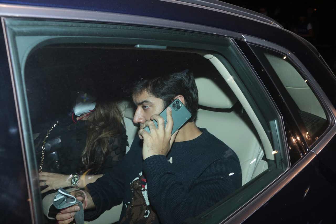 Rohit Dhawan was snapped by the shutterbugs at the restaurant.