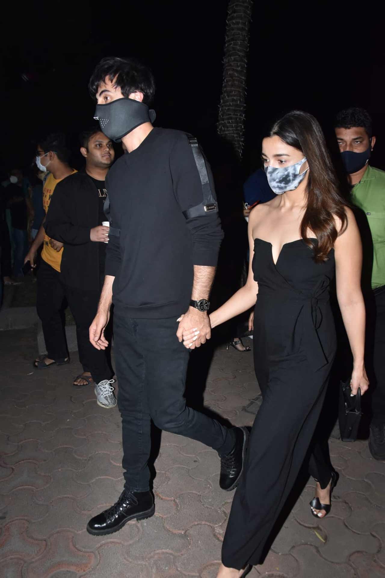 Alia along with Ranbir Kapoor and Ayan unveiled the motion poster of 'Brahmastra' today at Thyagraj Stadium Complex in New Delhi. 'Brahmastra', which also stars Amitabh Bachchan, is backed by Karan Johar.