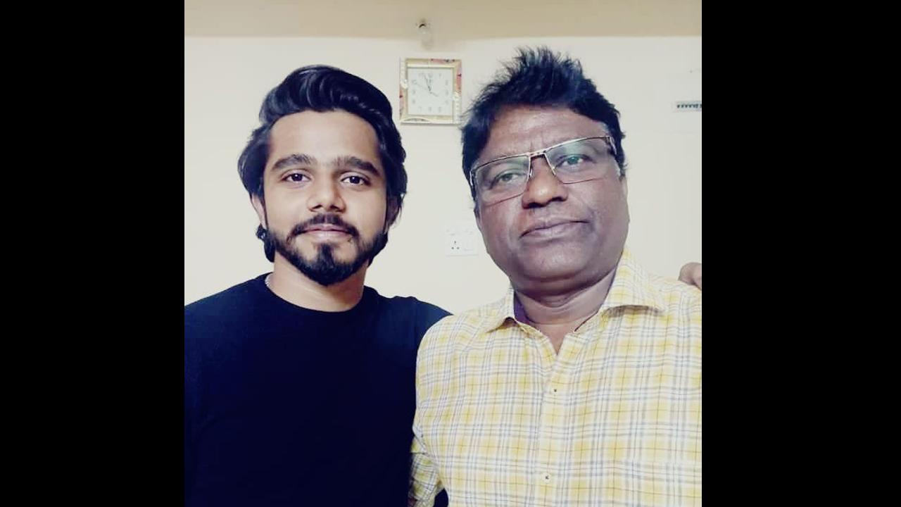 Aman with his father Sanjay Lokhande