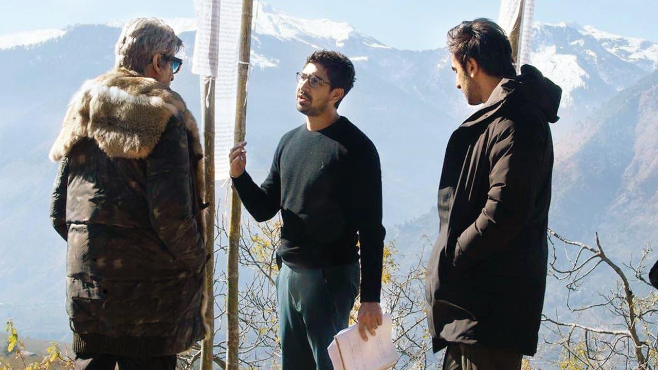 Amitabh Bachchan, Ayan Mukerji and Ranbir Kapoor