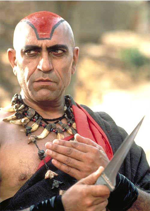 At first, Amrish Puri was reluctant to act in Indiana Jones', but Sir Richard Attenborough convinced him to take up the character.
In picture: Amrish Puri in his character from Indiana Jones and the Temple of Doom.