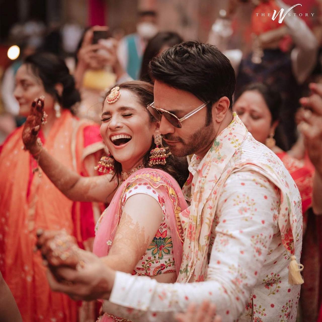 Ankita Lokhande was seen wearing a white lehenga with colourful threadwork, and boy, did she look stunning! Ankita Lokhande was seen wearing a white lehenga with colourful threadwork, and boy, did she look stunning!