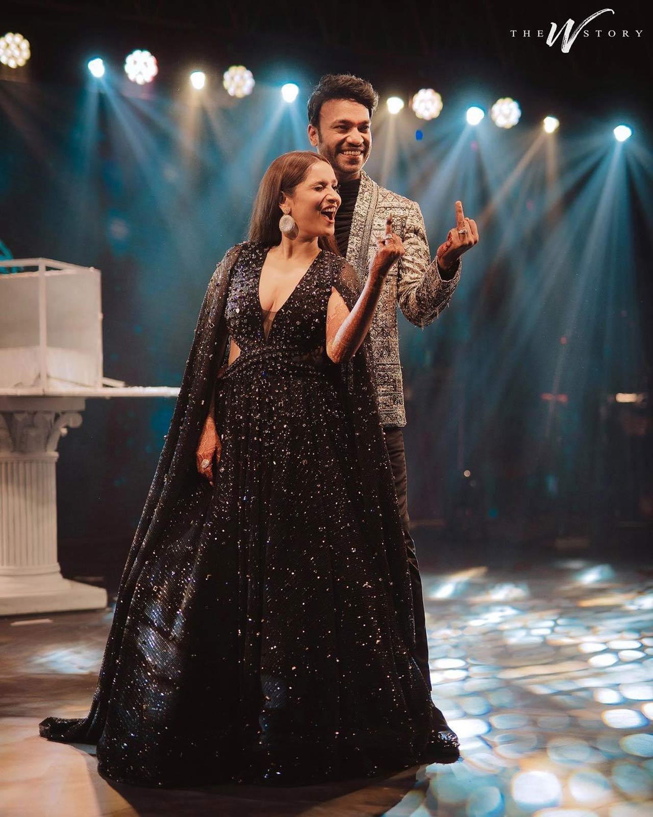 Recently, Shraddha Arya had given a glimpse of the wedding card on social media. In the video, she was seen opening a blue invitation card for Ankita and Vicky's wedding. 
