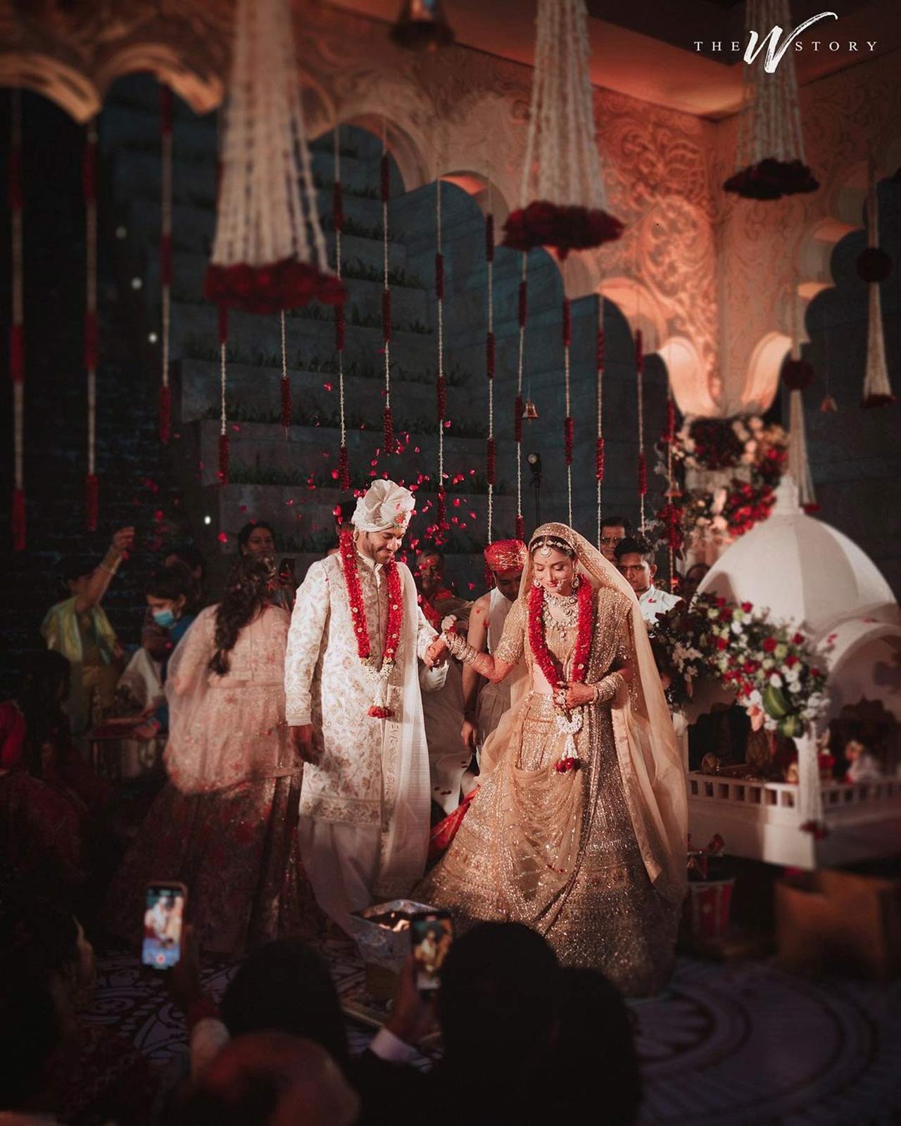Several other pictures that were shared from her `Mehendi` ceremony showed Ankita and Vicky wearing outfits in pastel pink shades. Ankita wrote: "Love is patient but we&rsquo;re not. Surprise! We&rsquo;re now officially Mr &amp; Mrs Jain [sic]"