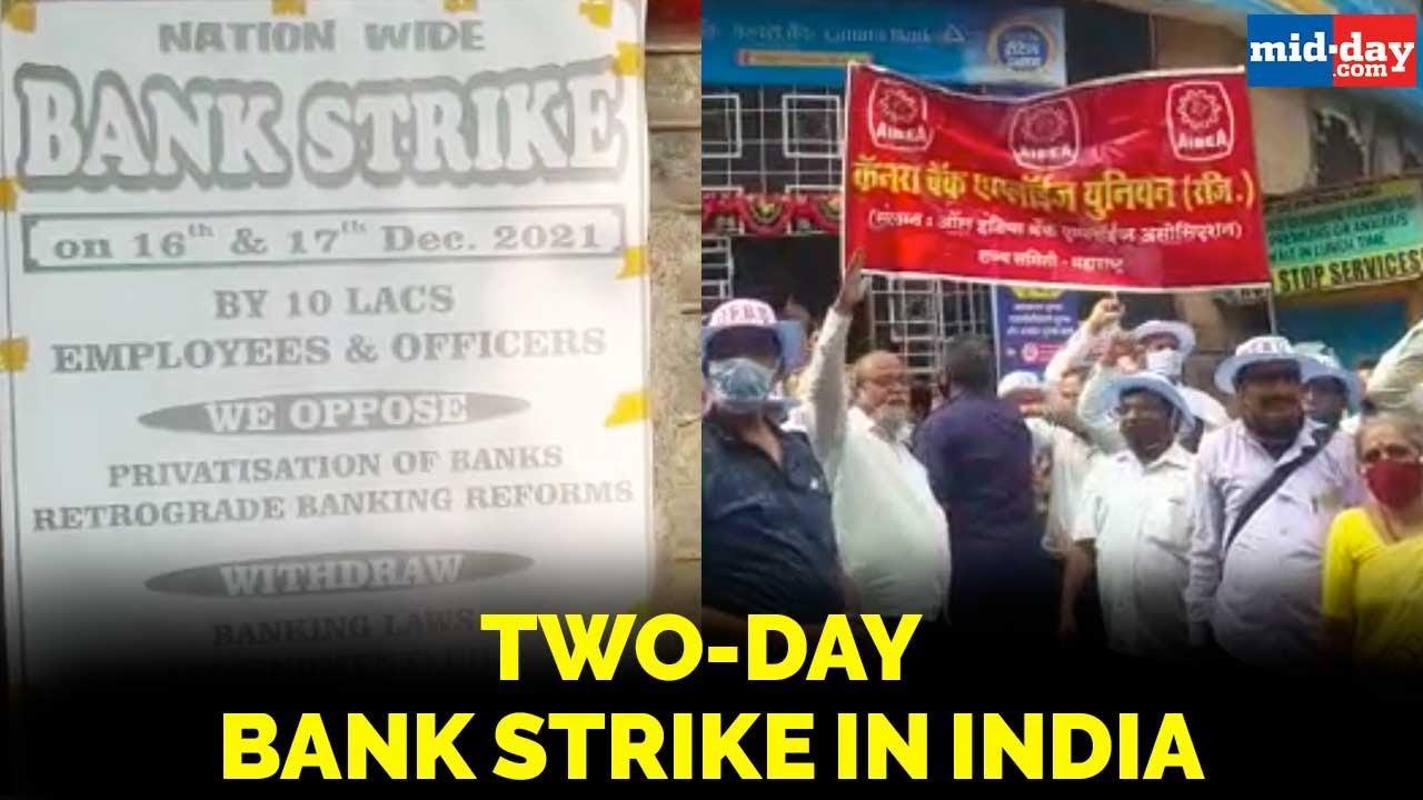 Over 9 Lakh Employees Go On A Two-Day Strike Against Centre’s Plan 