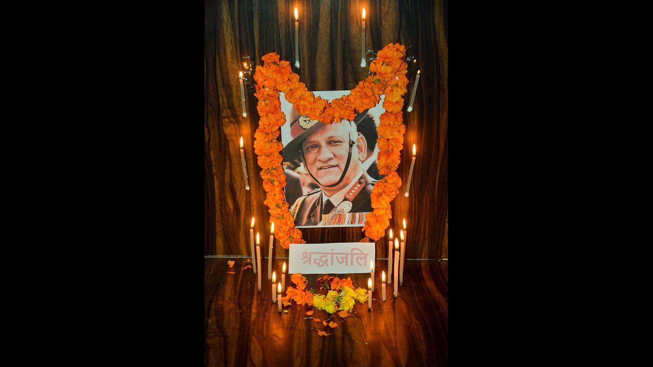 Leaf art tribute to General Bipin Rawat gets applauded by Anand Mahindra, Anupam Kher