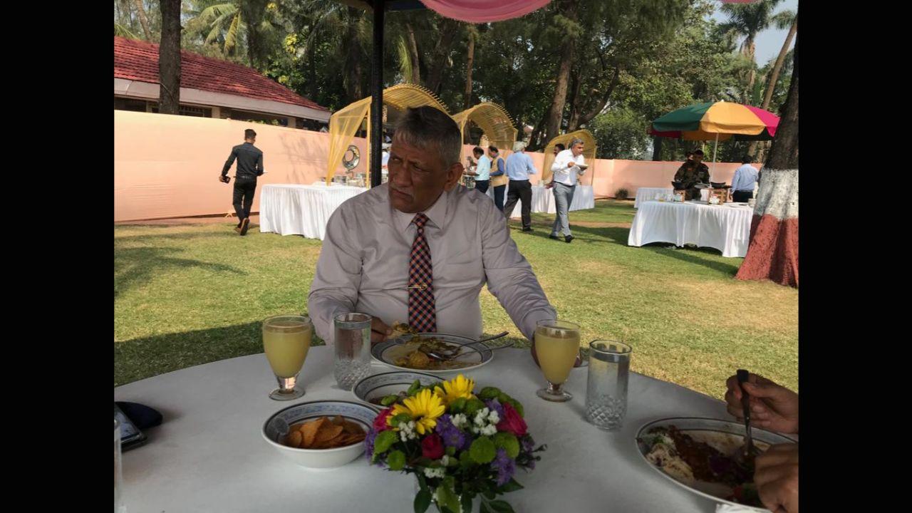 After visiting BNHS, Bipin Rawat visited the US Club in Mumbai's Colaba. Pic/ BNHS