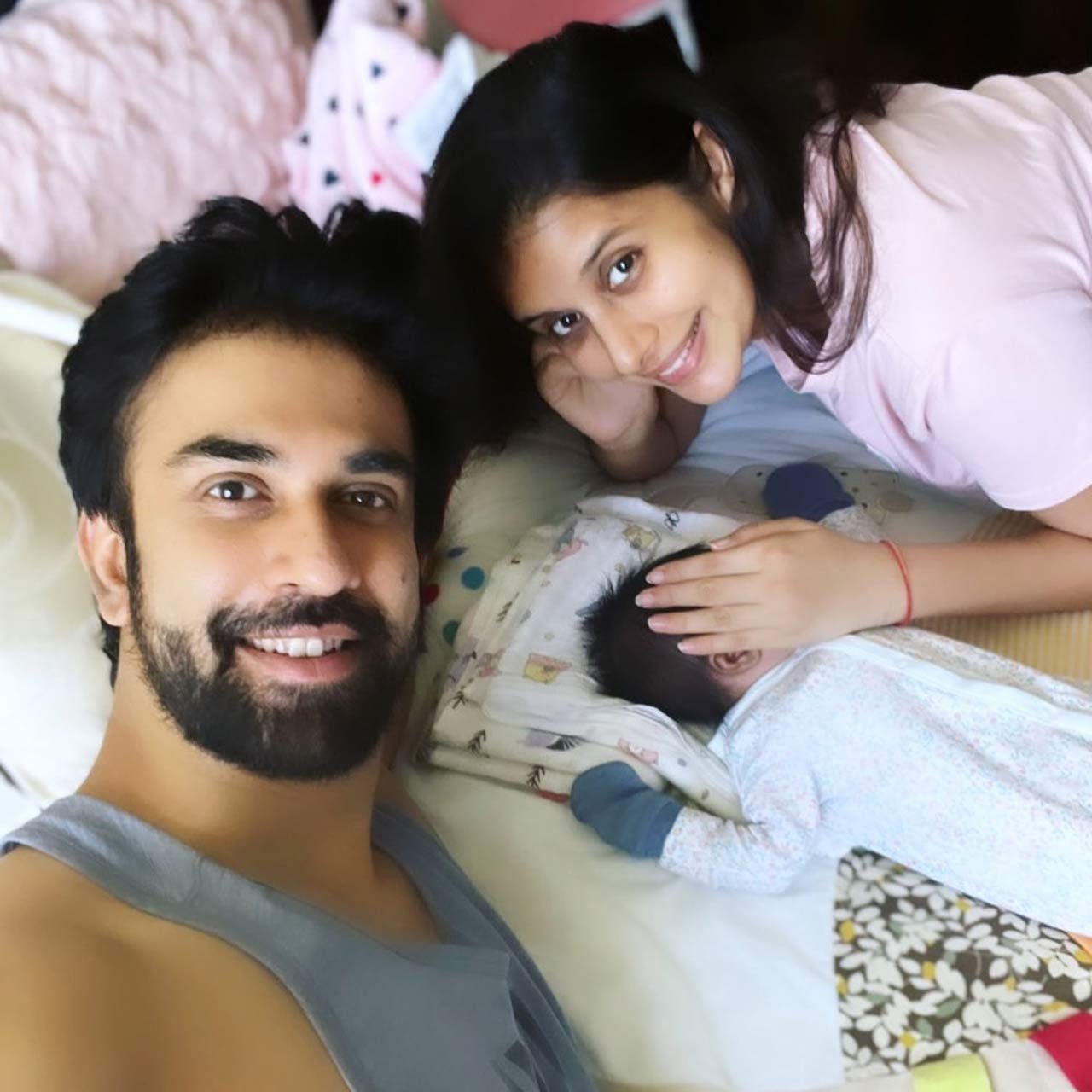 Charu Asopa and Rajeev Sen, Sushmita Sen's brother, revealed their baby's name in the most unique way. The actress wrote, 