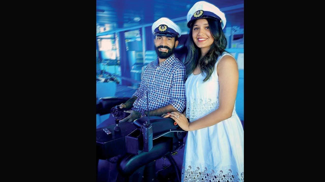 Aye, Aye, Captain! Dinesh Karthik shares photo with Dipika Pallikal on ship