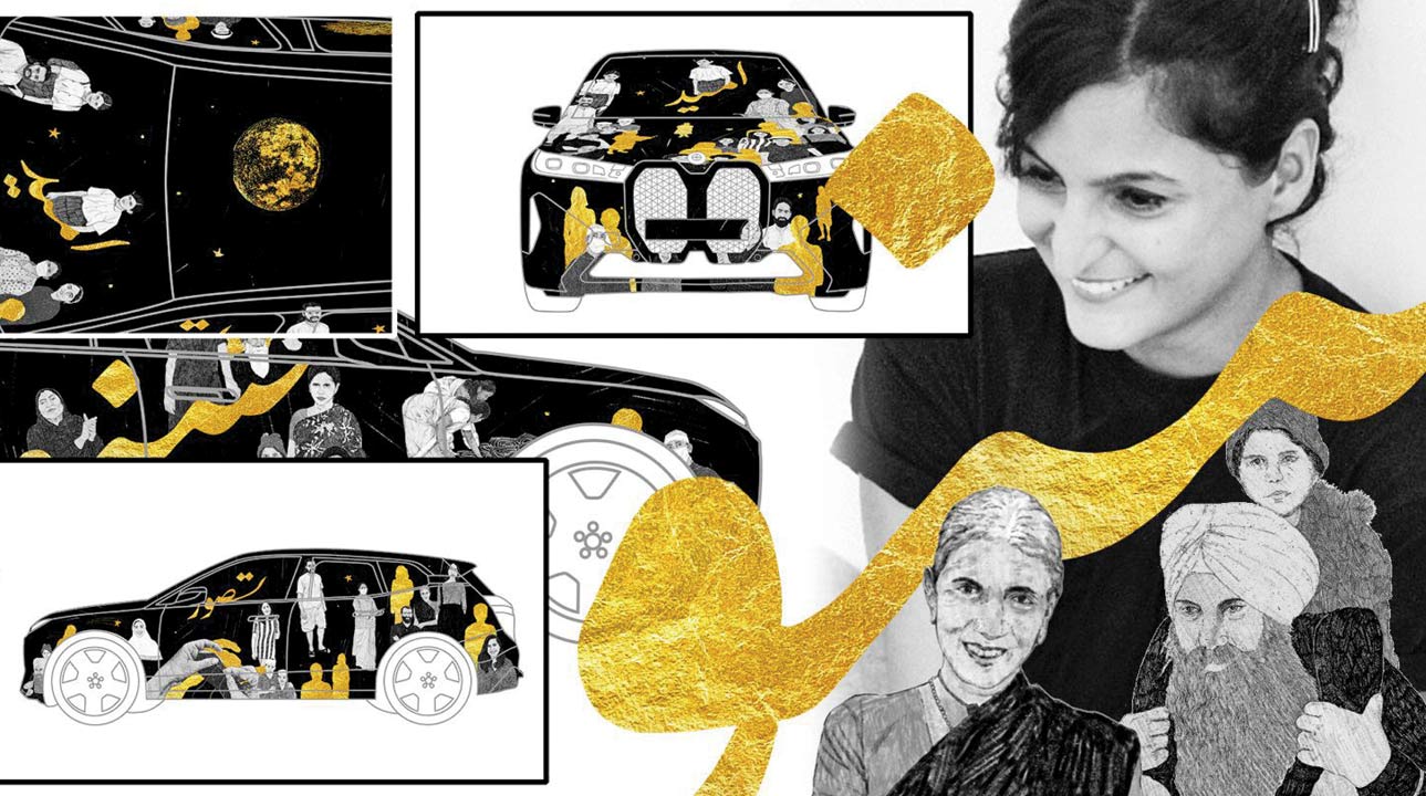 Artwork by Faiza Hasan for the contest. Pic courtesy/India Art Fair Website